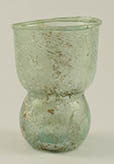 Medieval Byzantine glass beaker / lamp