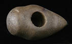Neolithic to Early Bronze Age ceremonial stone axe with drilled shaft hole, Catacomb culture