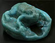 Ancient Egyptian faience frog amulet